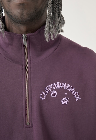 Cleptomanicx Sweatshirt 'Boule & Pasti' in Rot