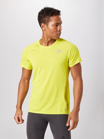 ADIDAS SPORTSWEAR T-Shirt 'Runner' in Gelb: predná strana