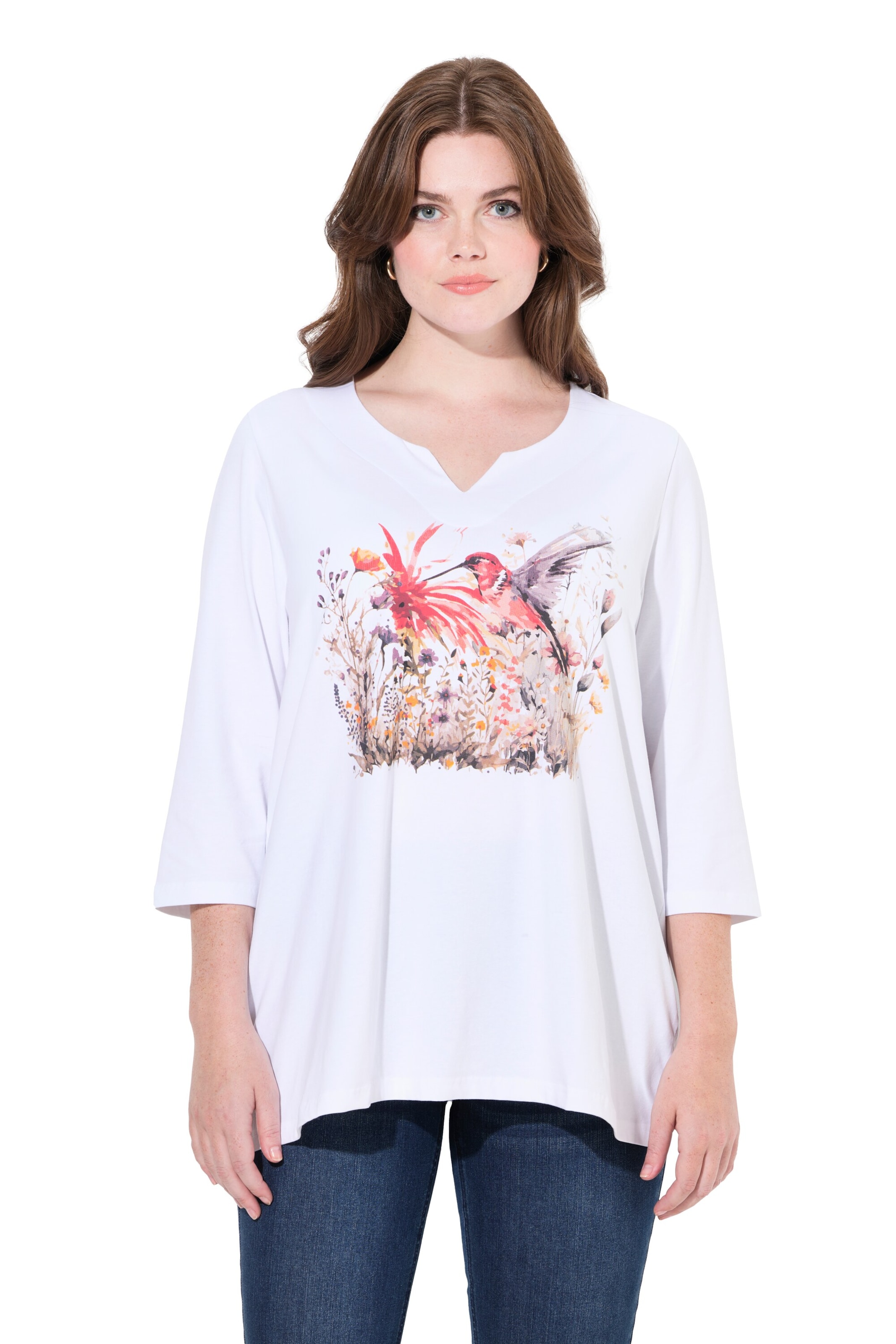 Ulla Popken Shirt in White: front