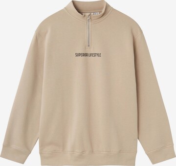 NAME IT Sweatshirt in Beige: front