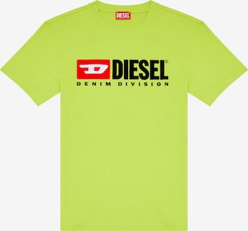 DIESEL Shirt 'T-DIEGOR-DIV' in Groen: voorkant