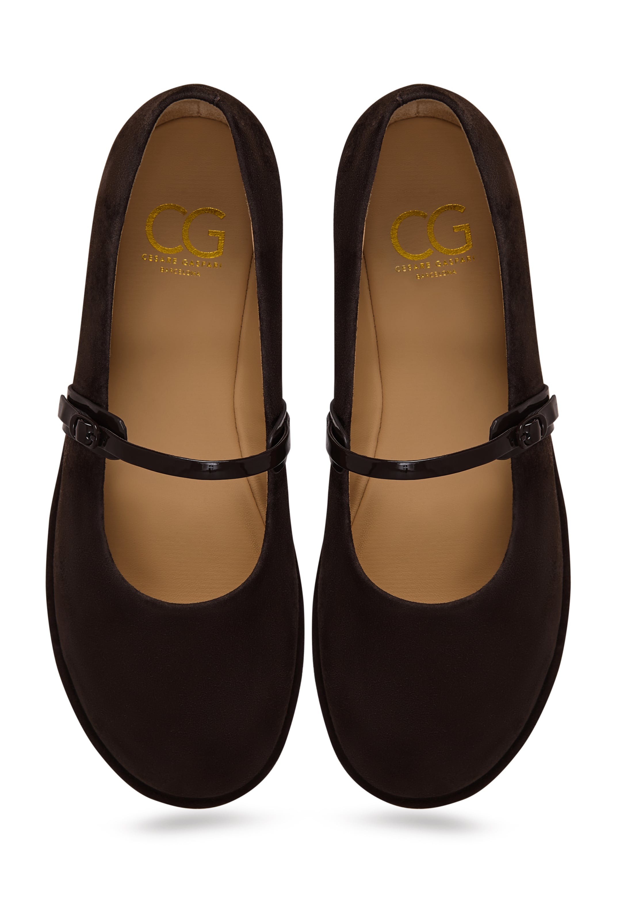 Ballerines CESARE GASPARI en marron