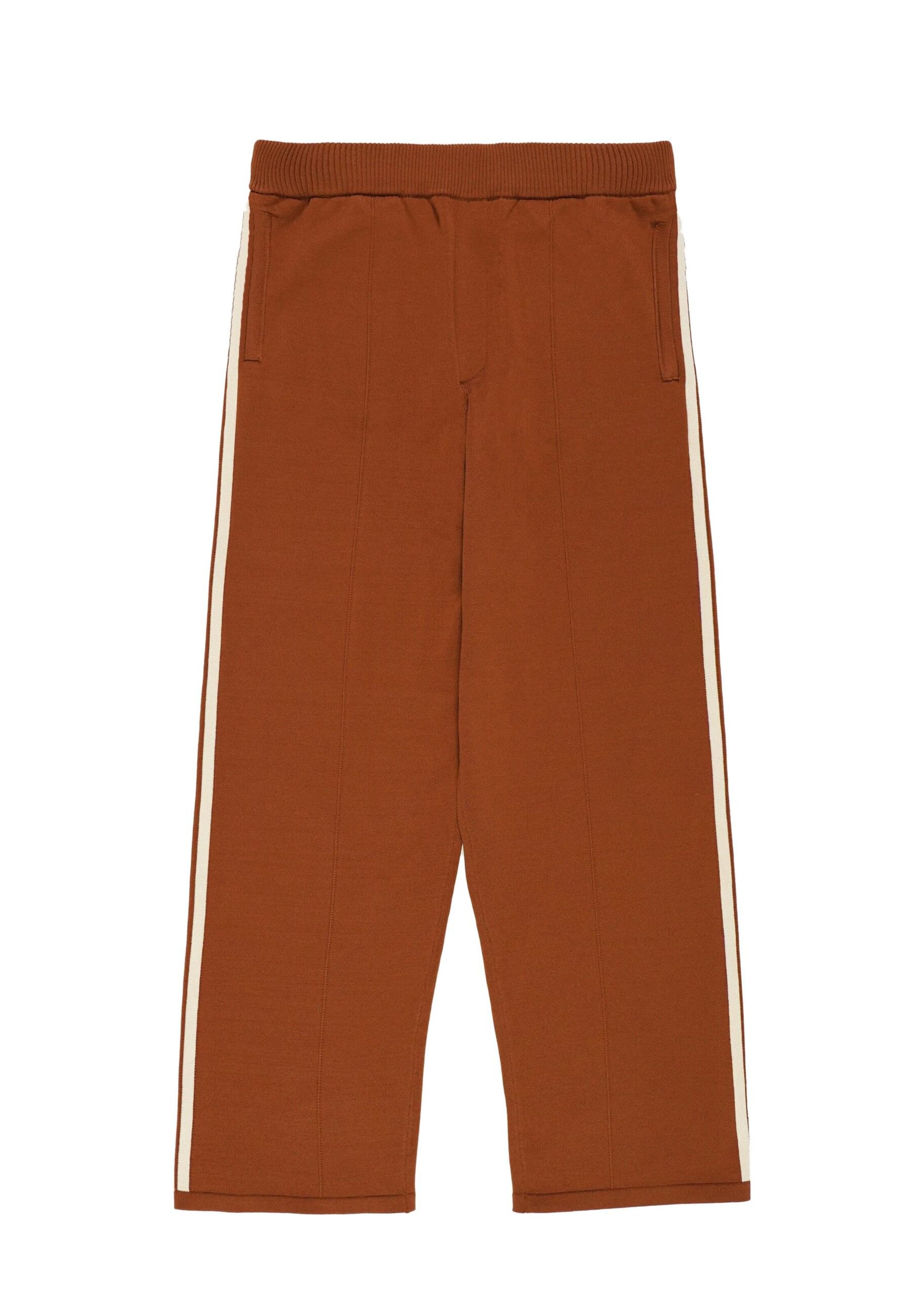 Prohibited Loosefit Kalhoty – hnědá: přední strana