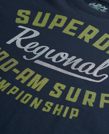 T-shirt 'Lo-Fi' Superdry en bleu