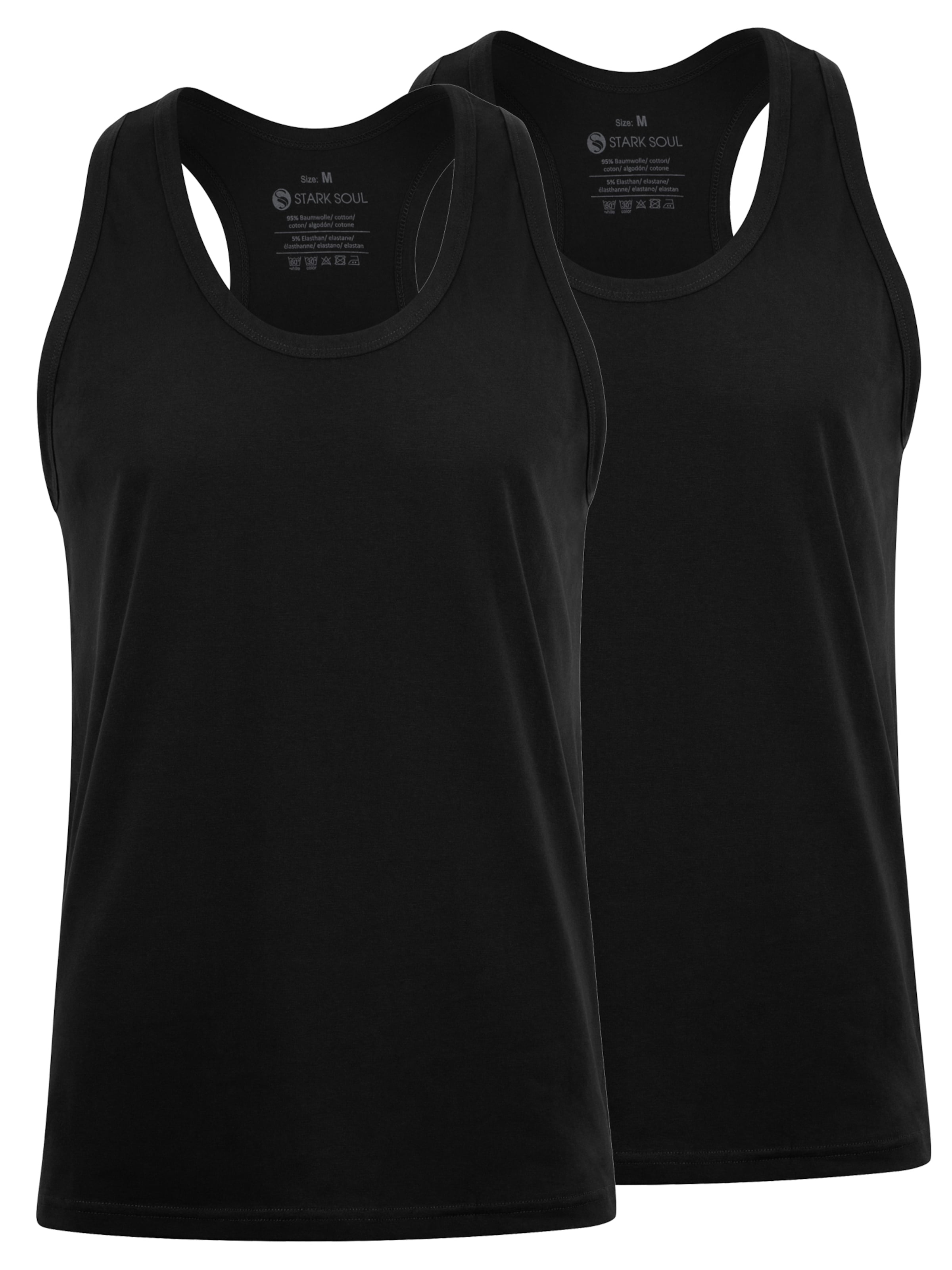 Stark Soul T-Shirt en noir, Vue avec produit