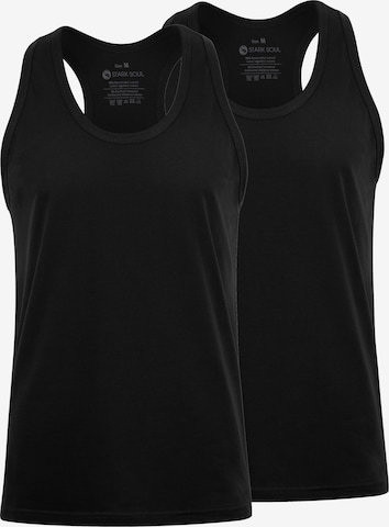 T-Shirt Stark Soul en noir : devant