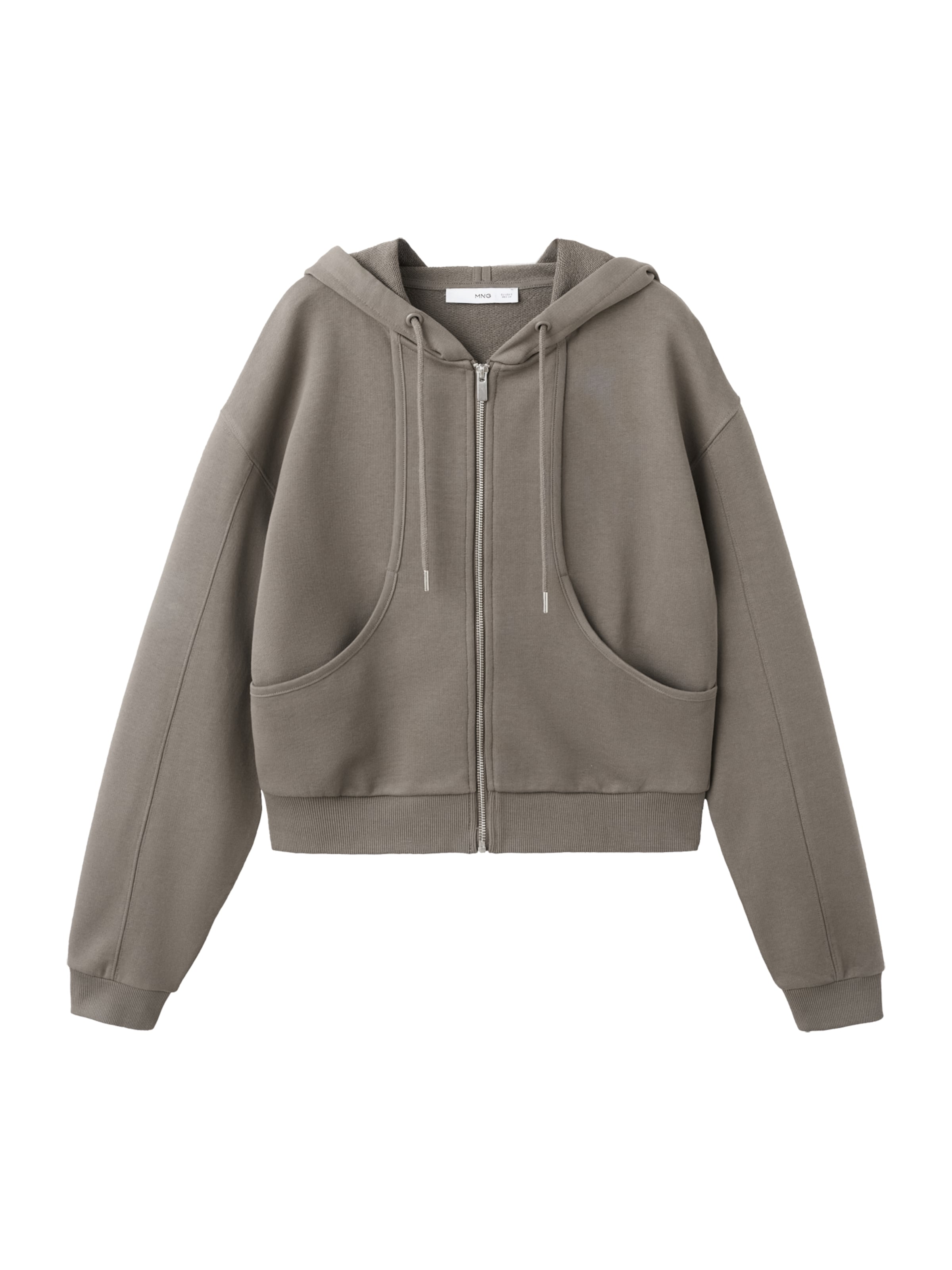 MANGO Tréning dzseki 'KAROL' - szürke: elől