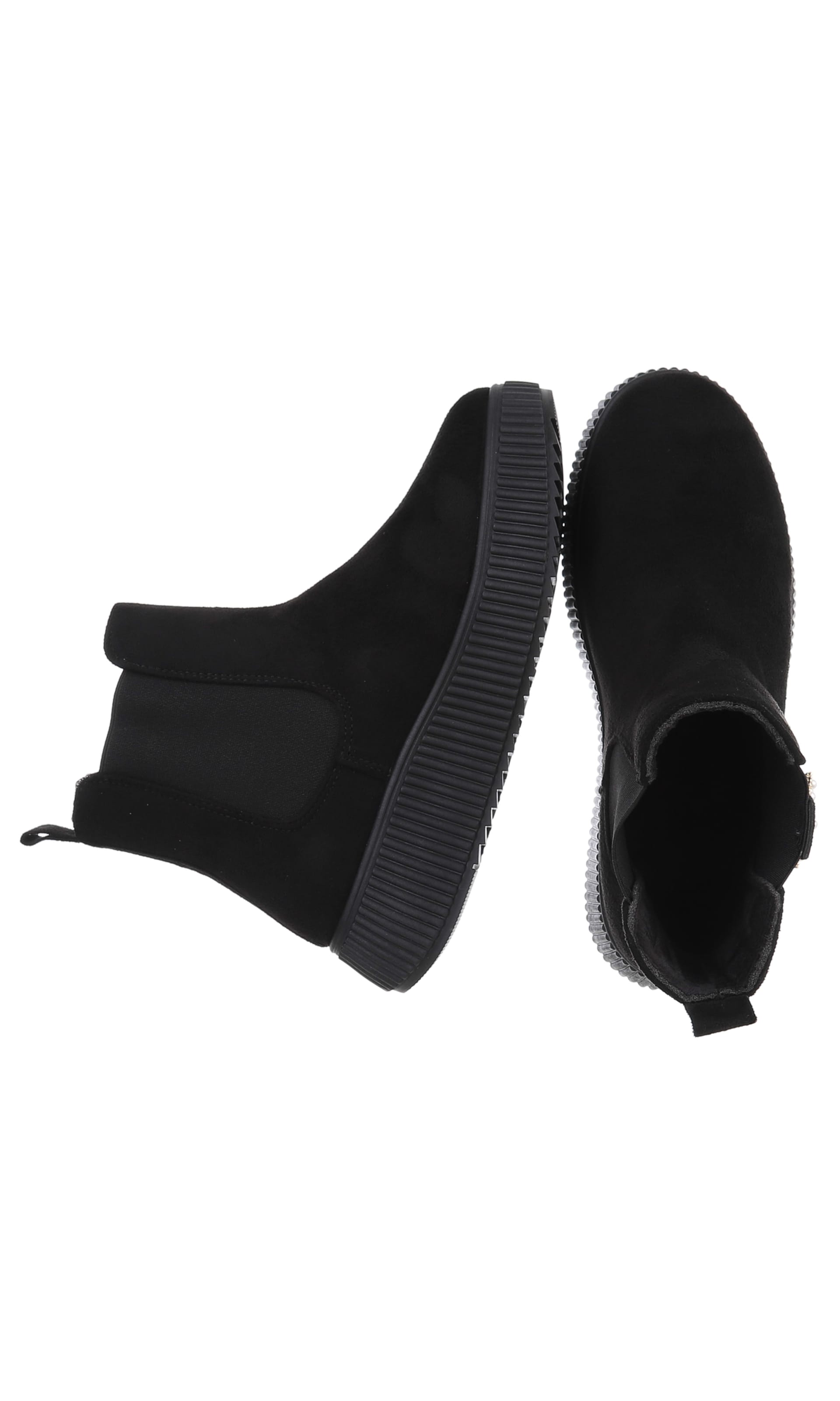 Ital-Design Stiefelette in Schwarz