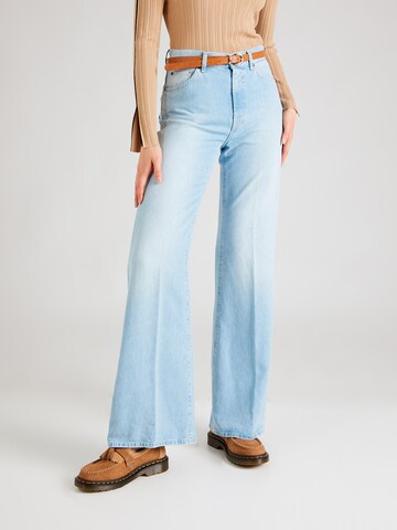 Dondup Wide leg Jeans 'Amber' in Blue: front