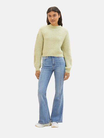 TOM TAILOR DENIM Sweater in Yellow