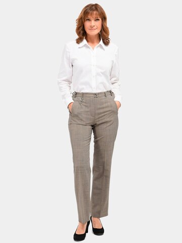 Regular Pantalon à pince Goldner en beige