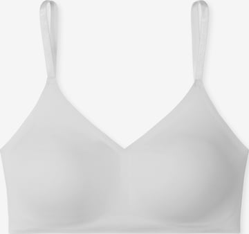 Bustier Soutien-gorge ' Invisible Soft Padded ' SCHIESSER en blanc : devant