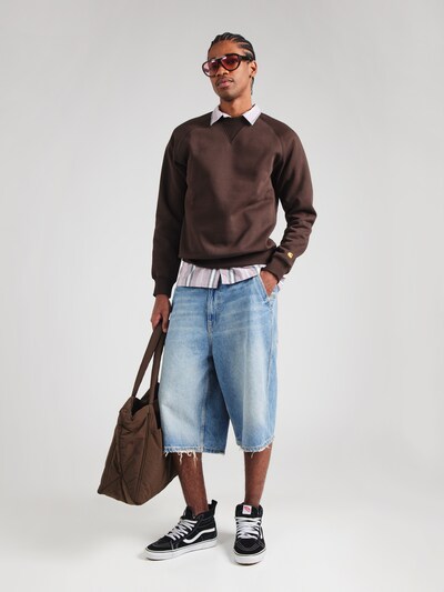 Carhartt WIP Sweatshirt 'Chase' in Dark brown, Item view
