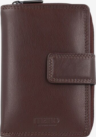 mano Wallet 'Donna Giulia' in Brown: front