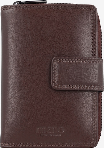 mano Wallet 'Donna Giulia' in Brown: front