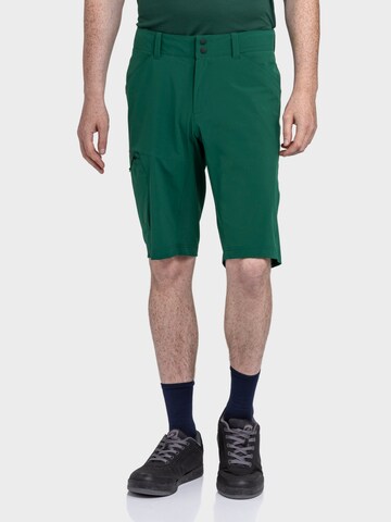 Regular Pantalon outdoor 'Danube' Schöffel en vert : devant