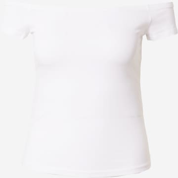 WEEKDAY Majica | bela barva: sprednja stran
