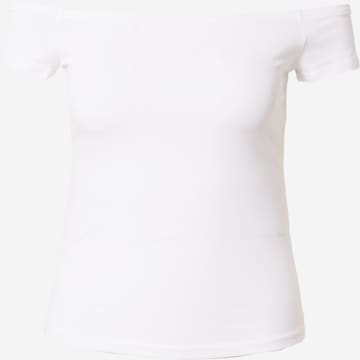 T-shirt WEEKDAY en blanc : devant