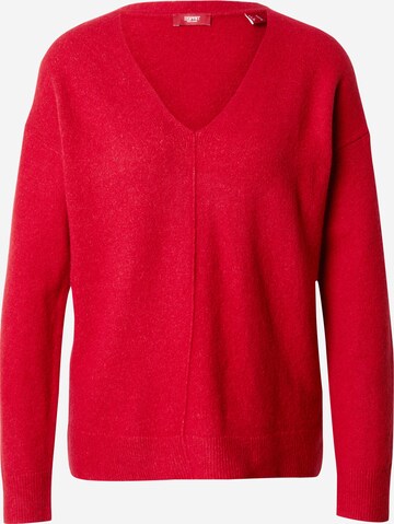 Pullover di ESPRIT in rosso: frontale