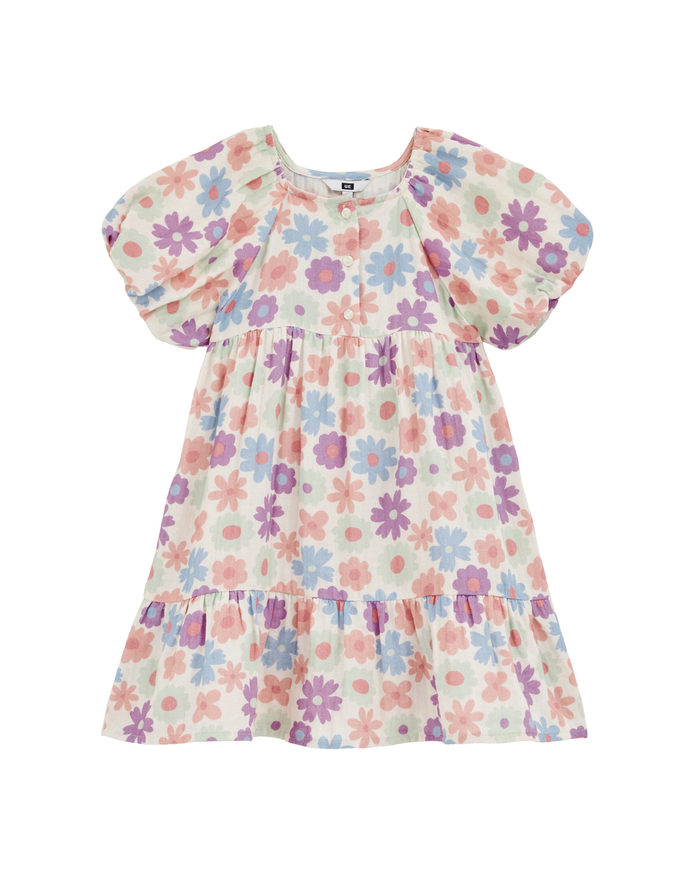 WE Fashion Klänning i beige: framsida