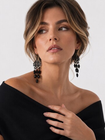 Boucles d'oreilles 'Zethina Dreamcatcher' RteRme en noir