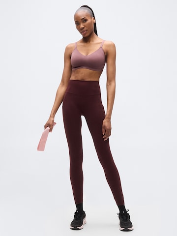 NIKE Bustier Sport bh 'ALATE MINIMALIST' in Lila