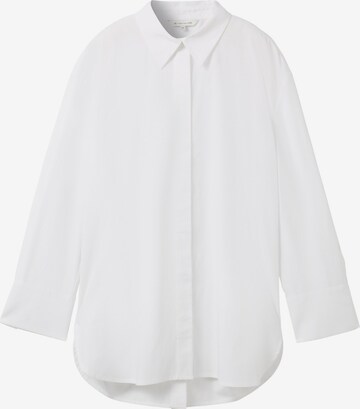 TOM TAILOR Blouse in Wit: voorkant