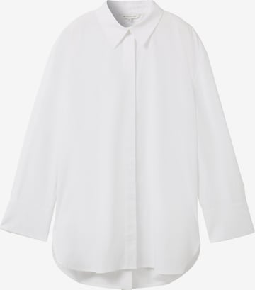 Camicia da donna di TOM TAILOR in bianco: frontale