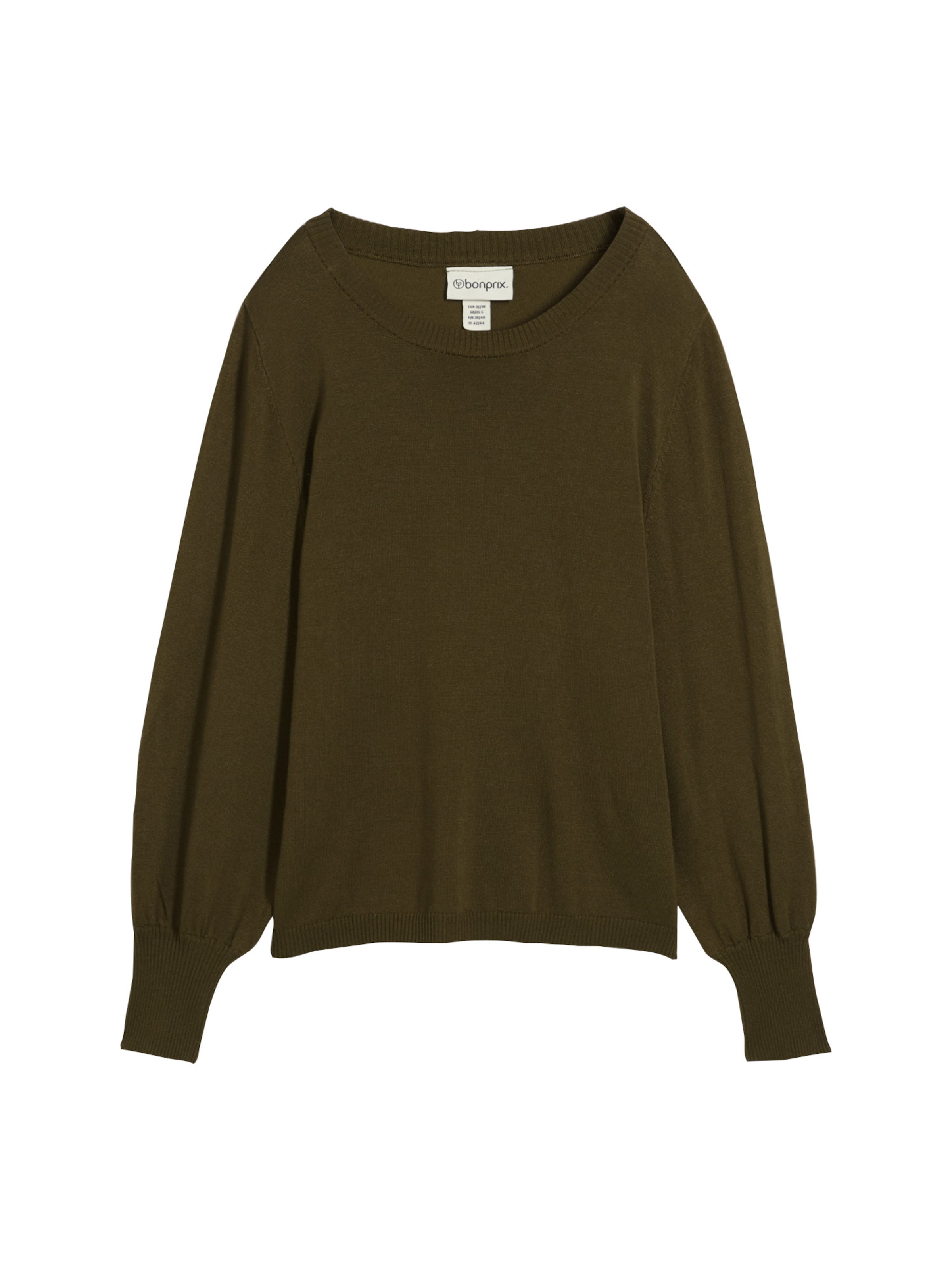 Pull-over bonprix en vert : devant