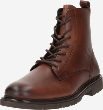 Guido Maria Kretschmer Men Lace-Up Boots in Brown: front