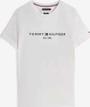 TOMMY HILFIGER Regular Fit T-Shirt in Weiß: Vorderseite