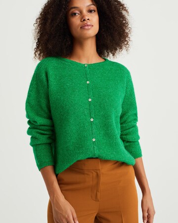 Cardigan WE Fashion en vert : devant