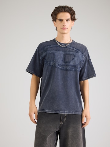 DIESEL - Camiseta en azul: frente