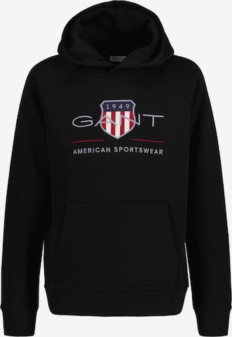 GANT - Sudadera en negro: frente