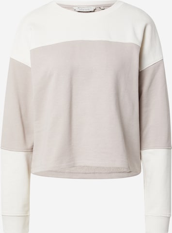 TOM TAILOR DENIM Sweatshirt in Beige: front