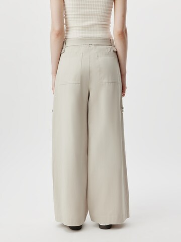 LeGer by Lena Gercke Wide Leg Hose 'Guya' in Beige