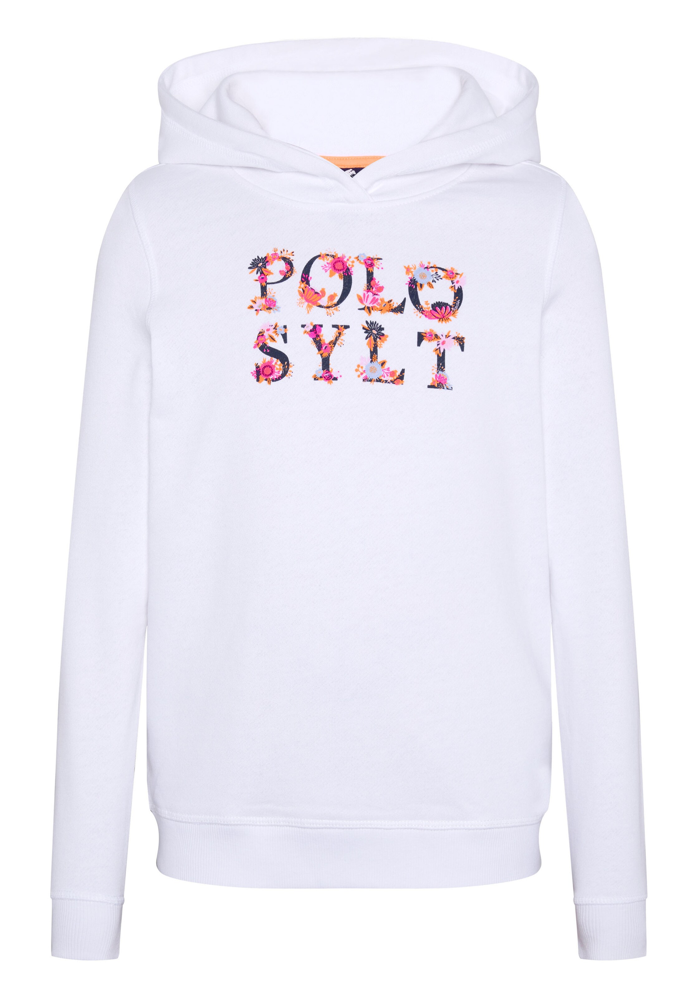 Polo Sylt Sweatshirt in White: front
