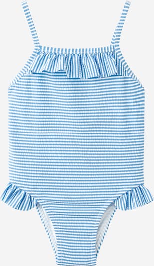 MANGO KIDS Uimapuku 'FORMENBG' koossa 86 värissä vaaleansininen / valkoinen, Tuotenäkymä