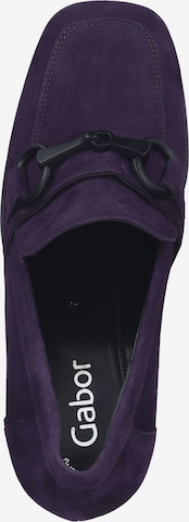 GABOR Platform Heels in Purple