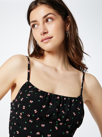 Tommy Jeans Top 'DITSY' in Schwarz