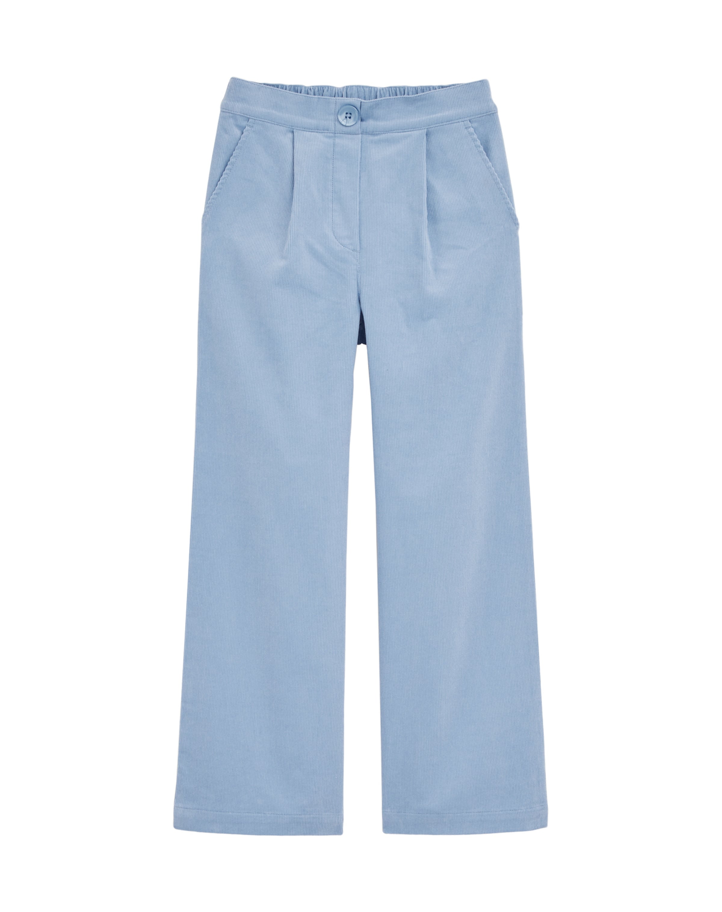 WE Fashion Szeroka nogawka Spodnie w kolorze niebieski: przód