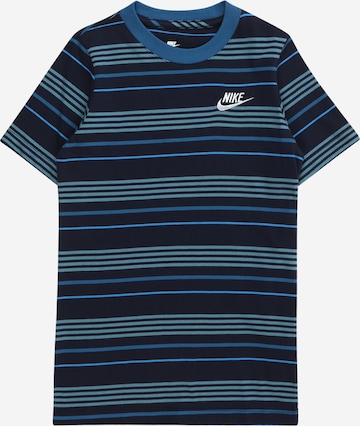 Nike Sportswear Tričko 'CLUB' - Modrá: predná strana