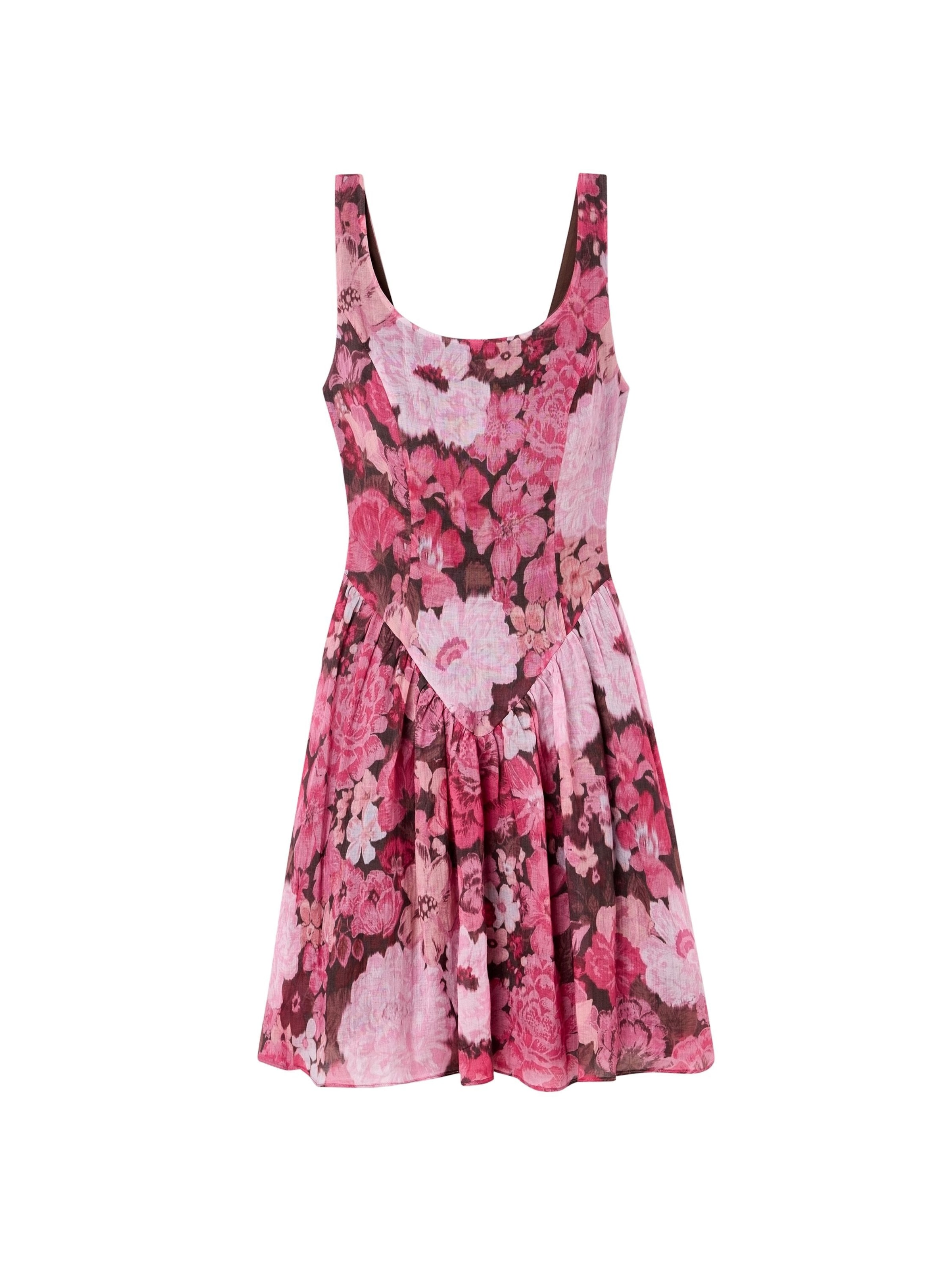 adl Cocktail Dress in Pink: front