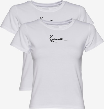 Karl Kani T-Shirt 'Essential' in Weiß: predná strana