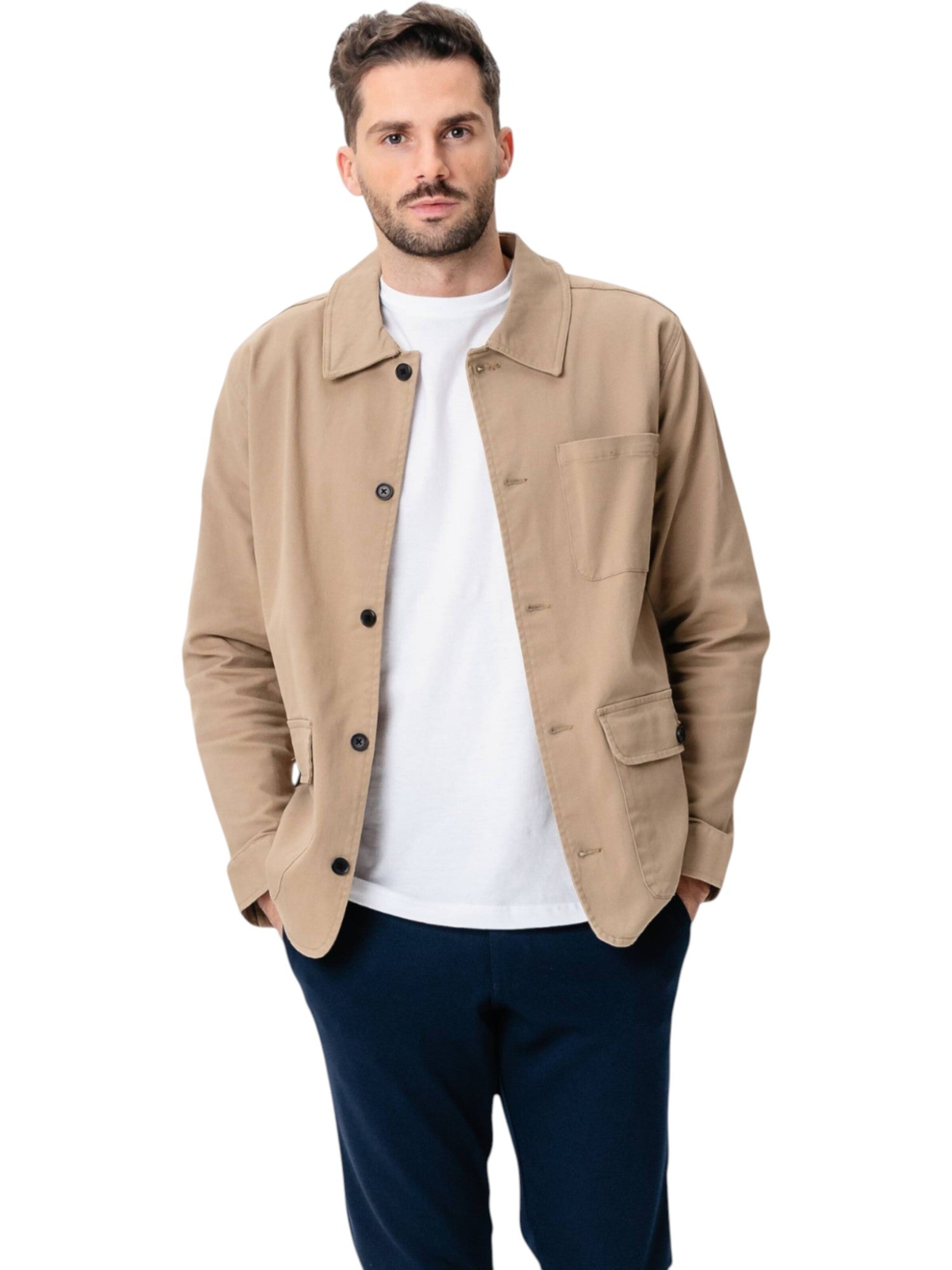 TEESHOPPEN Jacke in Beige