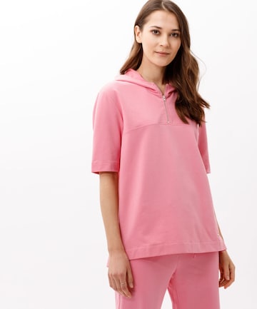 BRAX Sweatshirt 'Brooke' in Pink: predná strana