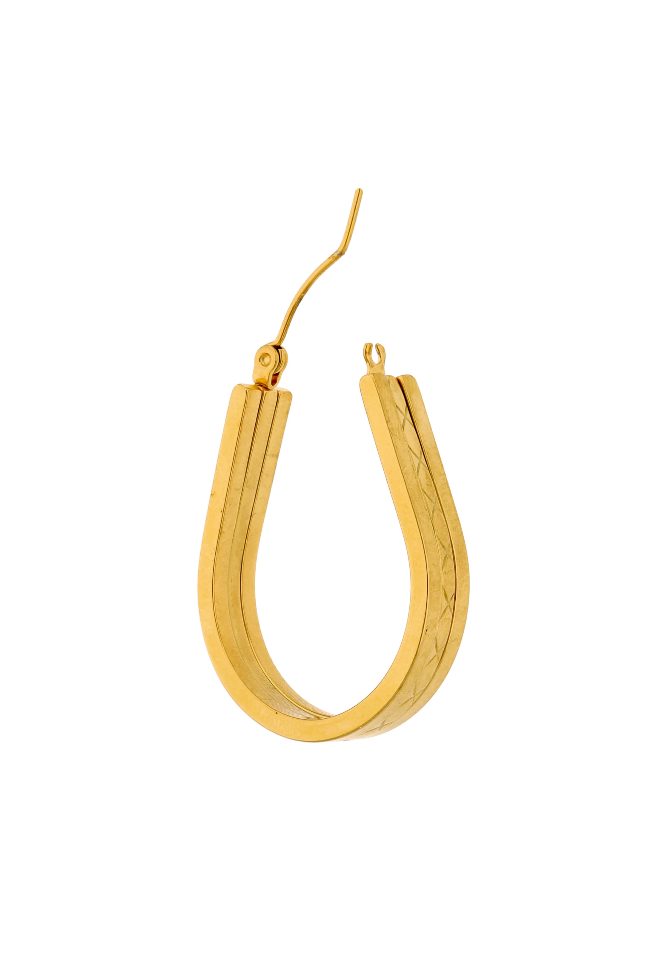 Boucles d'oreilles usha WHITE LABEL en or