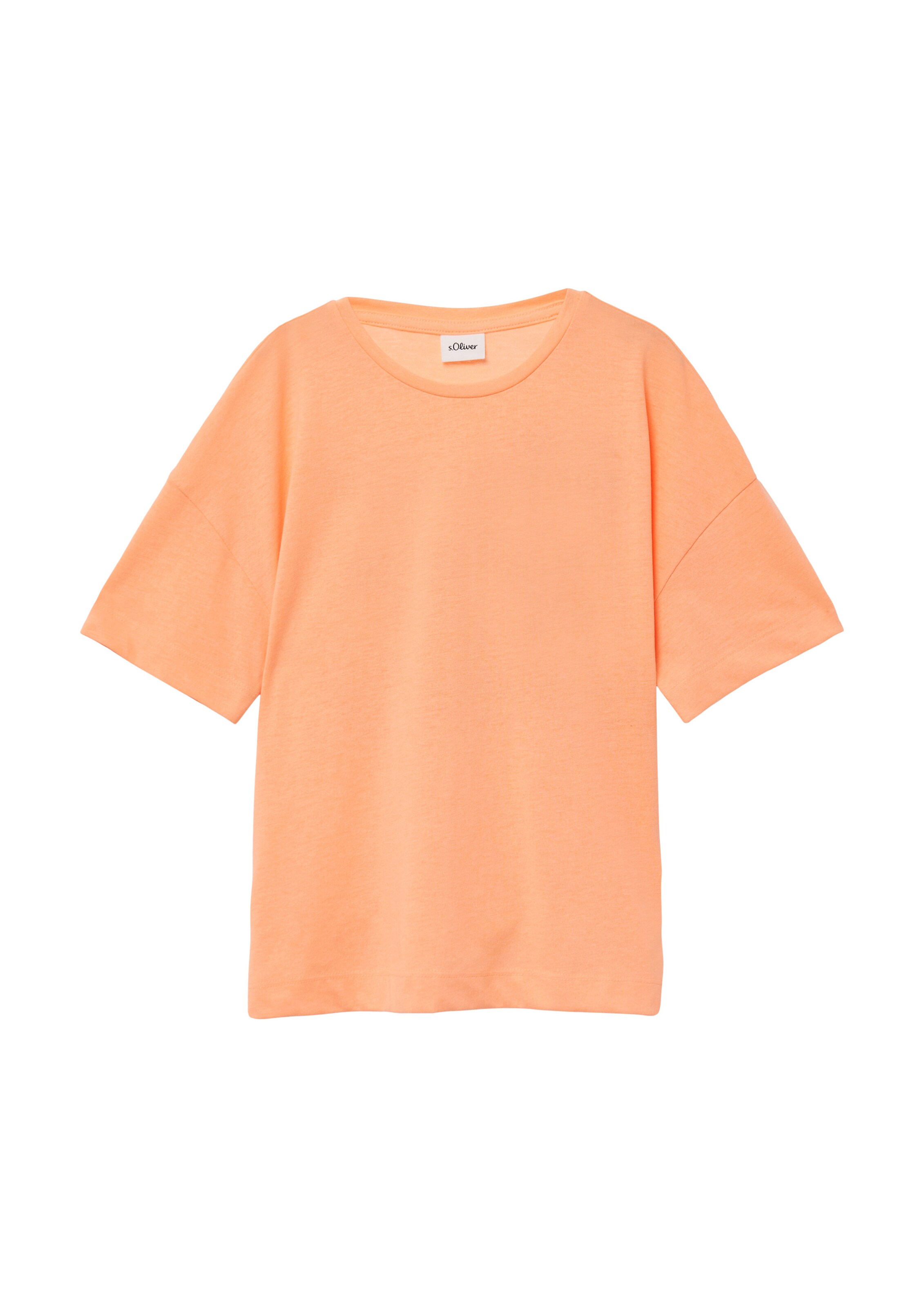 s.Oliver Shirt in orange / schwarz, Produktansicht