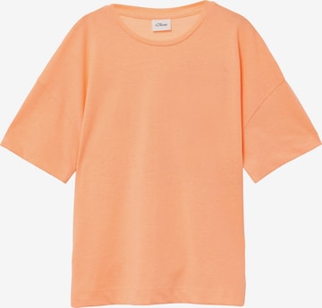 s.Oliver Shirt in Orange: Vorderseite