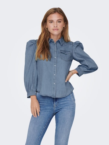 ONLY - Blusa 'Mallory' em azul: frente